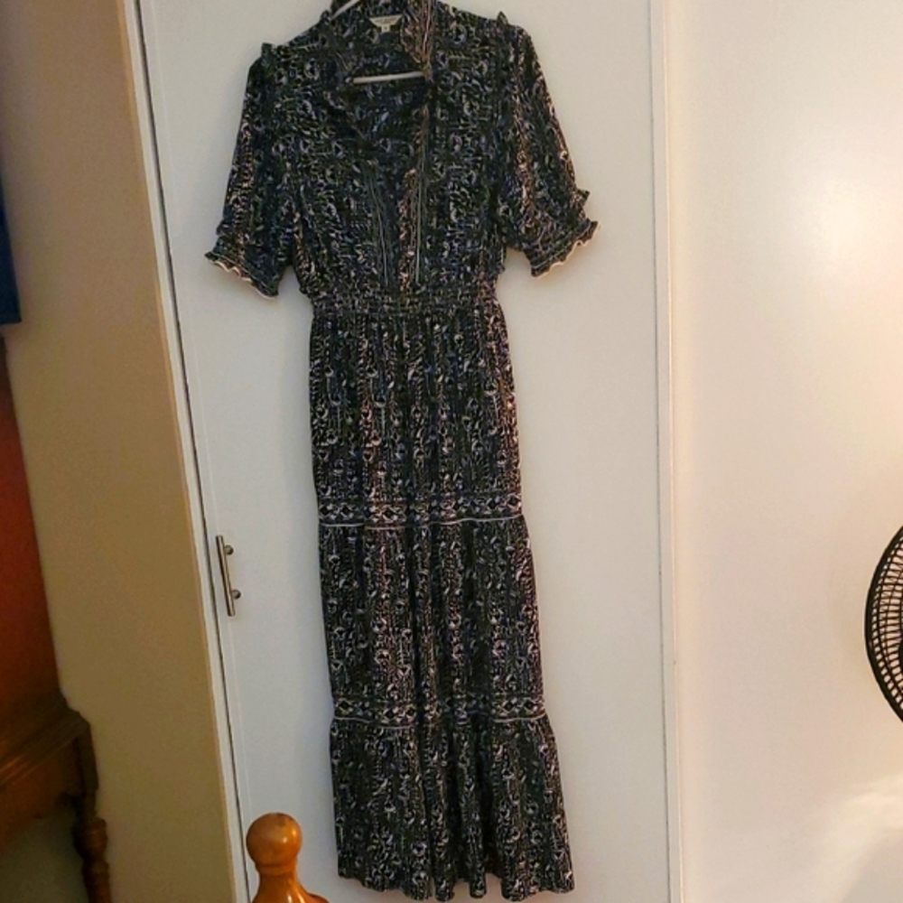 Max Studio Black and White Maxi Dress